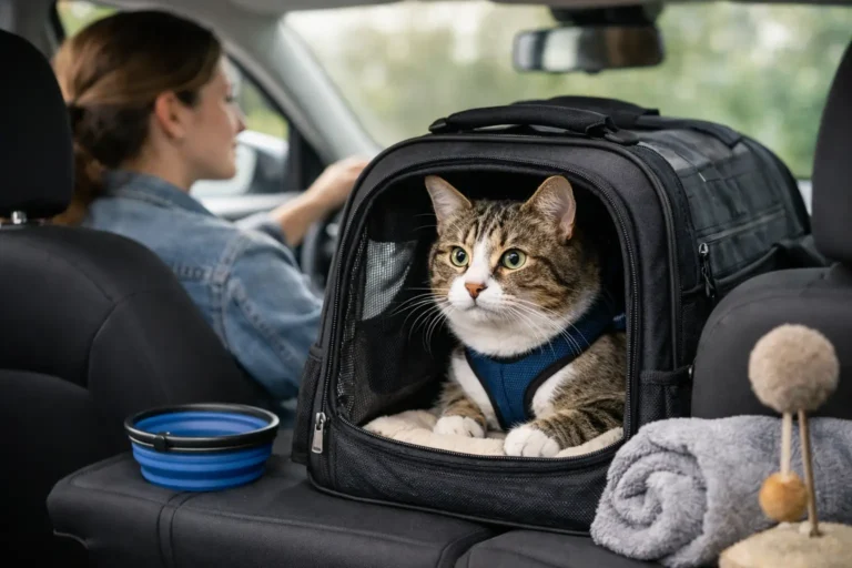 How to Travel With a Cat in a Car Without Stress
